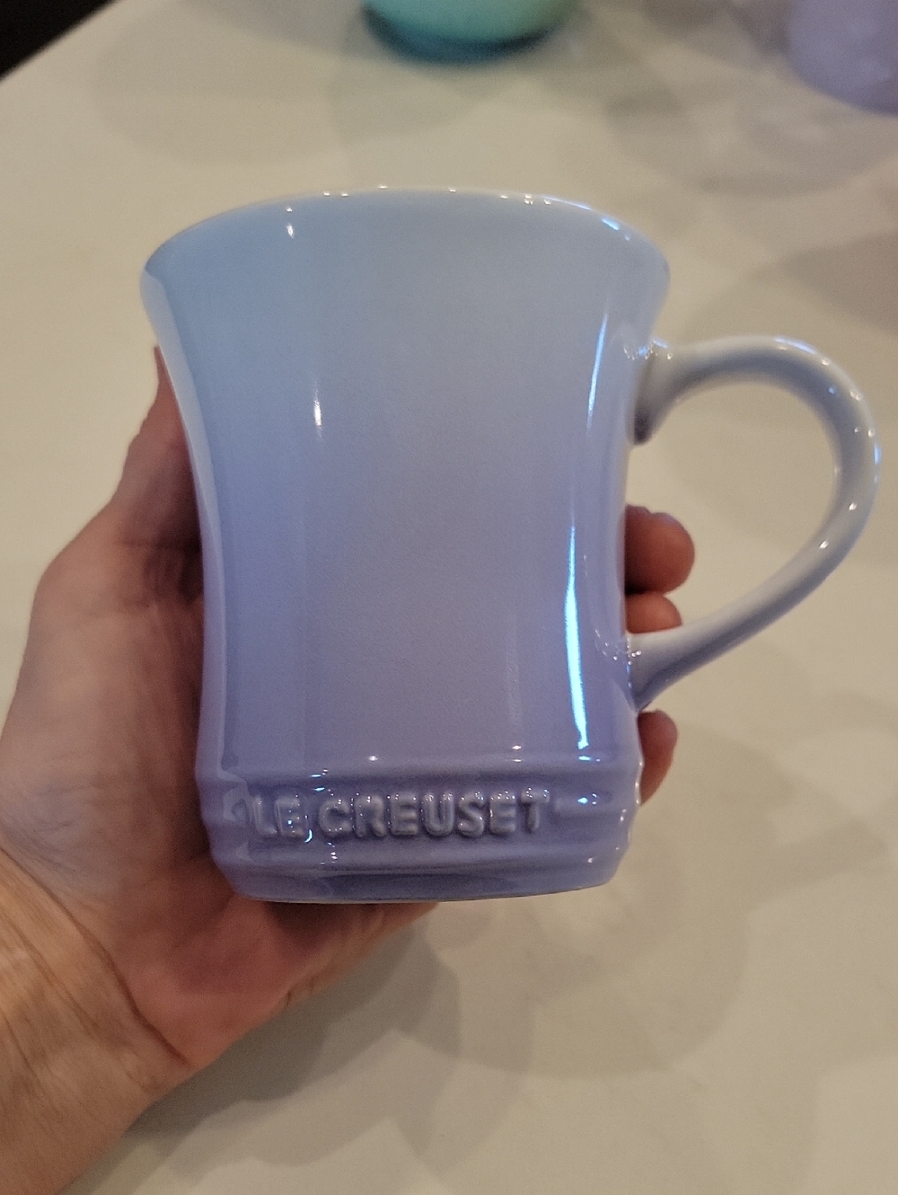 Le Creuset Rare Retired Ombre Bluebell Purple Tea Mug
